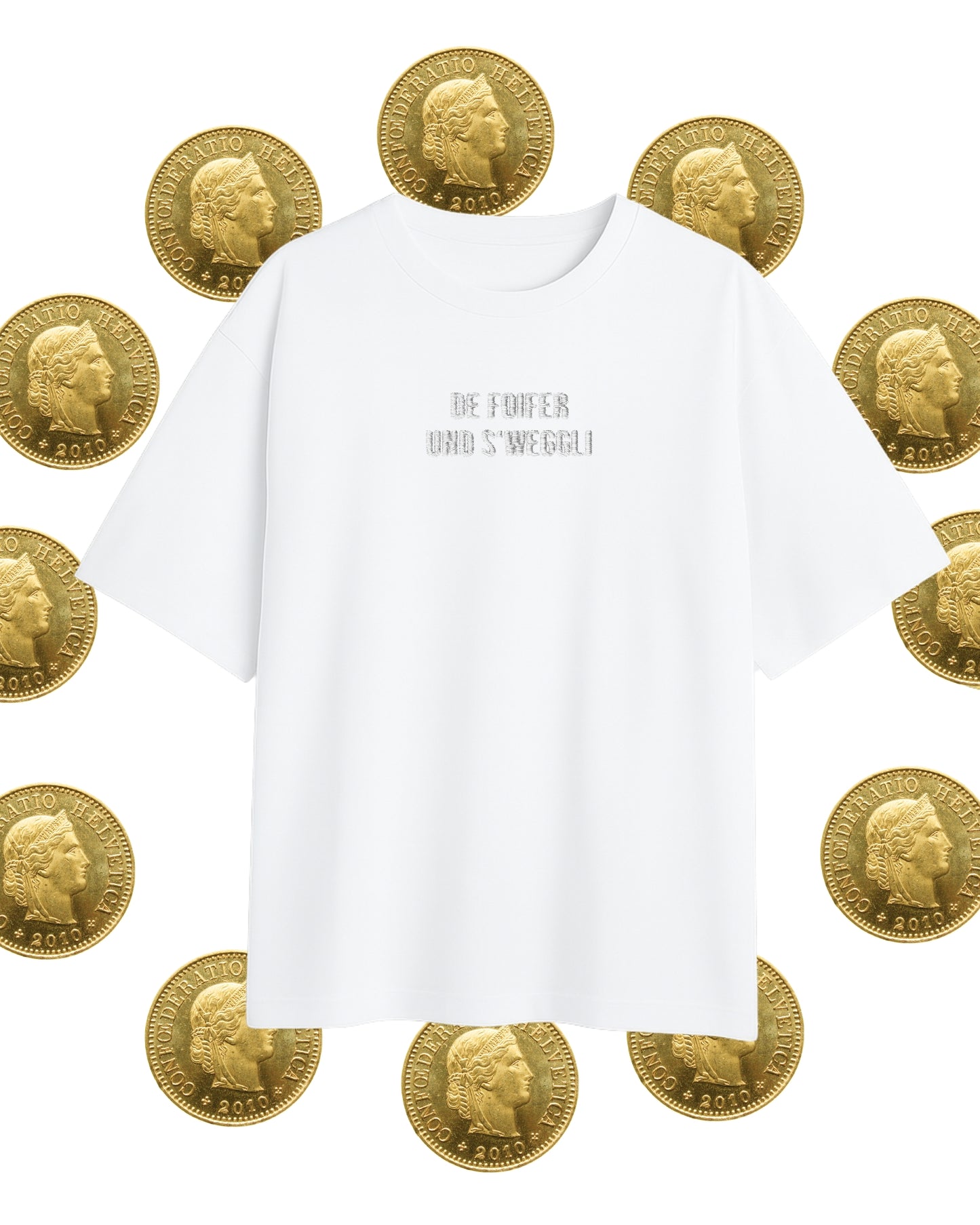 "De Foifer und s'Weggli" T-Shirt / MERINGUE